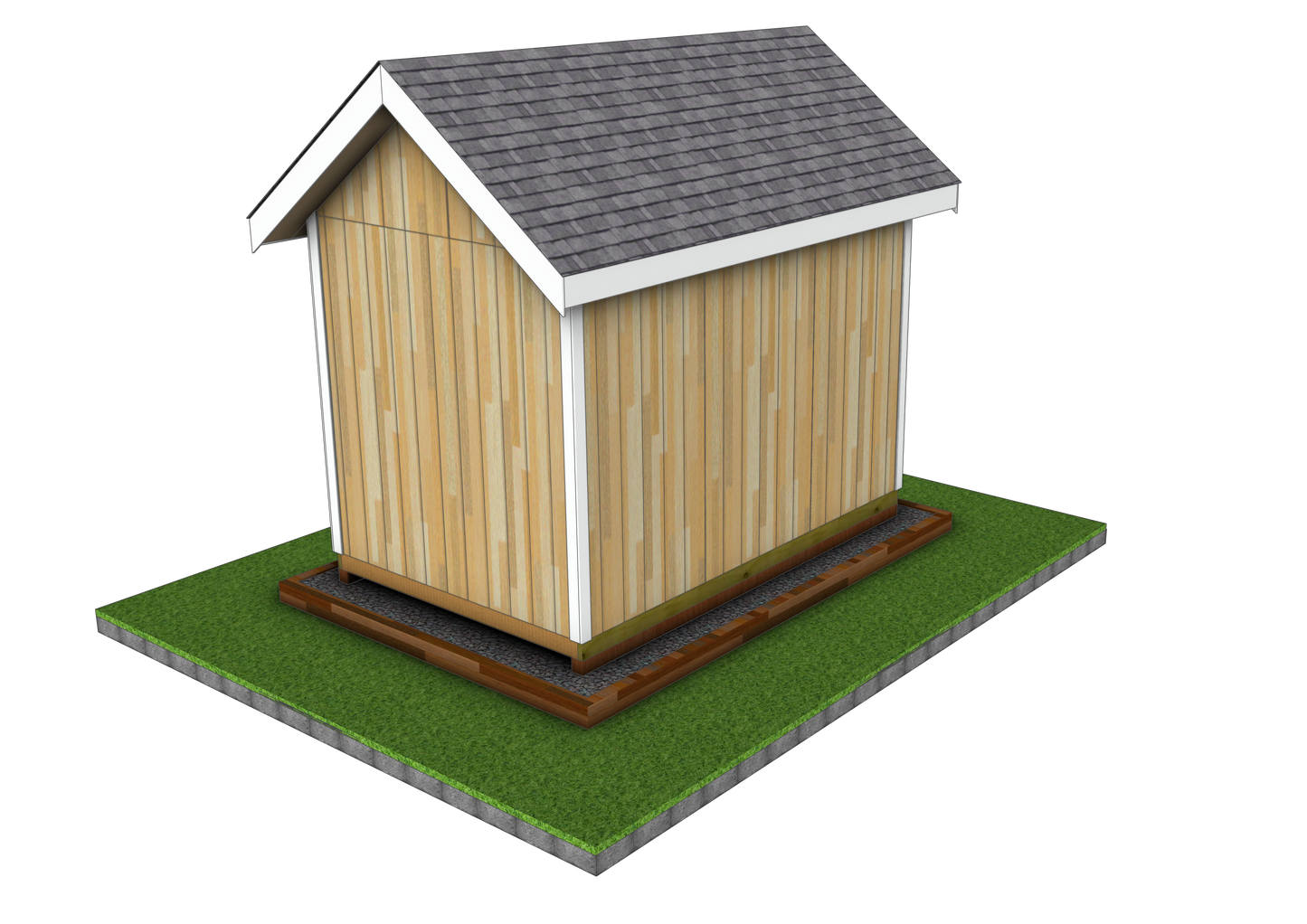 Classic 8x12 Shed SketchUp Files