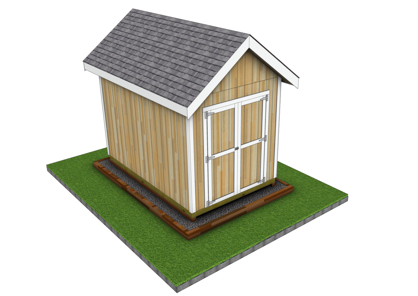 Classic 8x12 Shed SketchUp Files